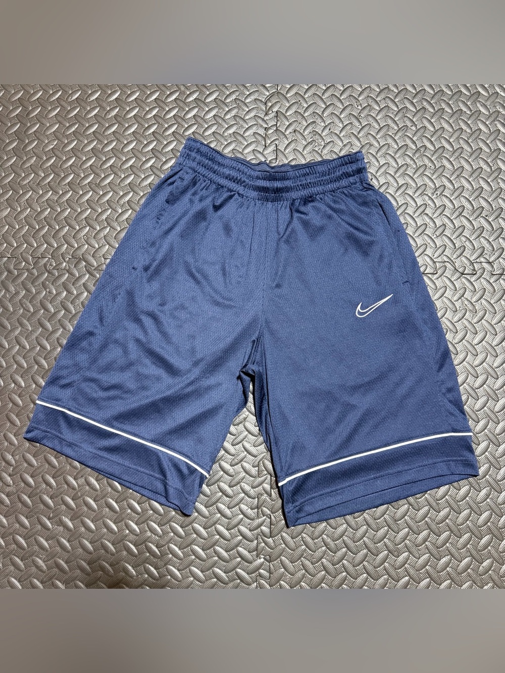 Nike Fastbreak Basketball Shorts Navy Blue White Swoosh BV9452-451 Mens Small